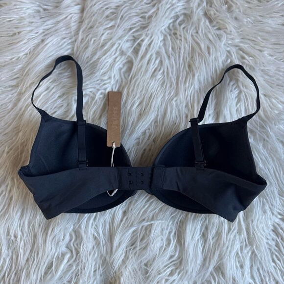 Skims Fits Everybody Pushup Demi Bra Onyx Size 32D - Picture 5 of 8